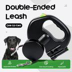 2-in-1 Tangle-Free Dual Dog Leash with LED Light