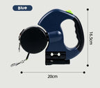 2-in-1 Tangle-Free Dual Dog Leash with LED Light
