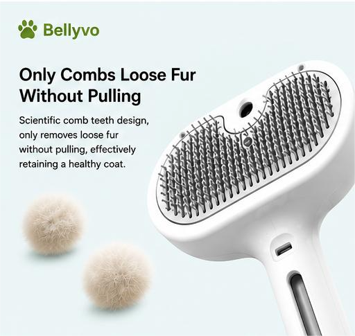 Self-Cleaning Pet Grooming Brush for Dogs & Cats